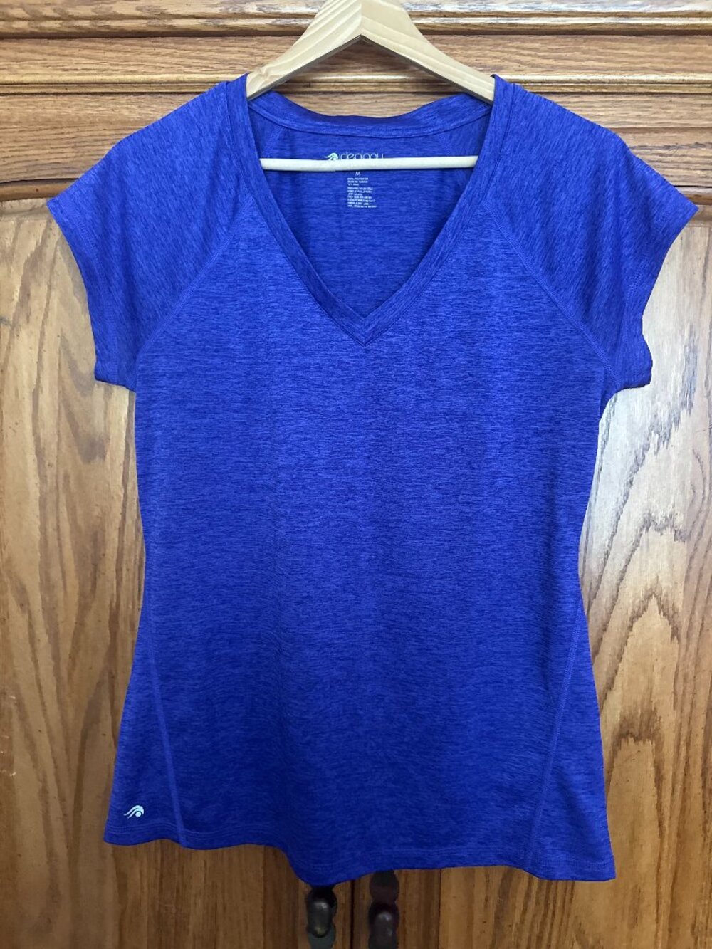 Ideology Royal Blue Short Sleeve V-Neck Tee